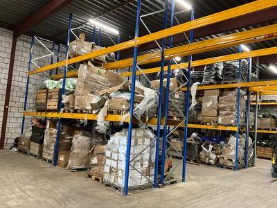 Übersichtsbild von Palettenregale